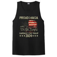 Proud Maga Garbage Votetrump 2024 Trump Supporter Garbage PosiCharge Competitor Tank