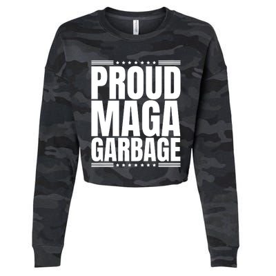 Proud Maga Garbage Cropped Pullover Crew