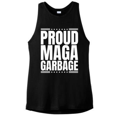 Proud Maga Garbage Ladies PosiCharge Tri-Blend Wicking Tank