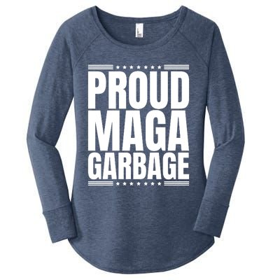 Proud Maga Garbage Women's Perfect Tri Tunic Long Sleeve Shirt