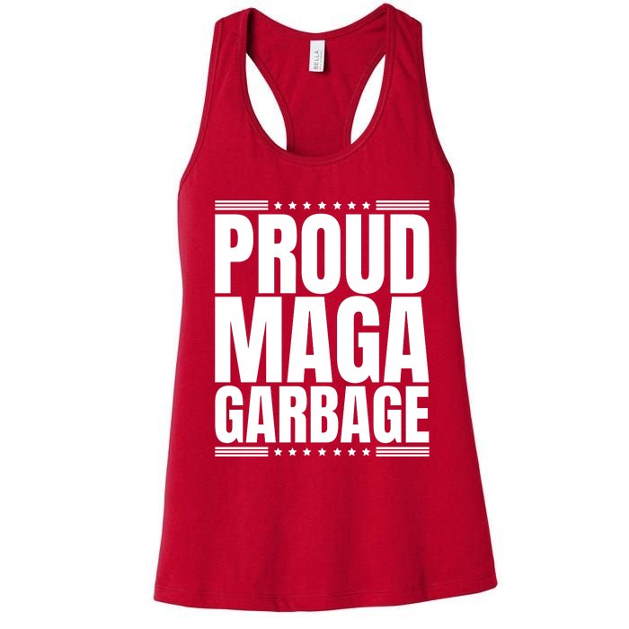 Proud Maga Garbage Women's Racerback Tank