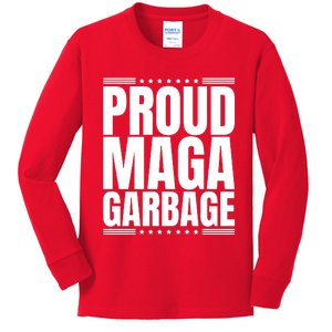 Proud Maga Garbage Kids Long Sleeve Shirt