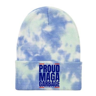 Proud Maga Garbage Tie Dye 12in Knit Beanie