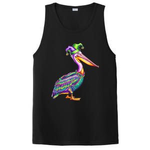 Pelican Mardi Gras Carnival Animal Lover Happy Mardi Festival PosiCharge Competitor Tank