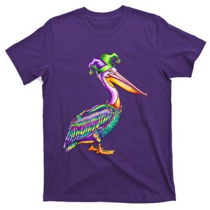 Pelican Mardi Gras Carnival Animal Lover Happy Mardi Festival T-Shirt