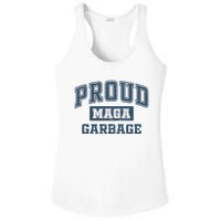 Proud Maga Garbage Trump 2024 Political Supporters Ladies PosiCharge Competitor Racerback Tank