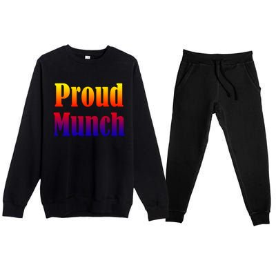 Proud Munch Gift Gift Premium Crewneck Sweatsuit Set