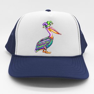 Pelican Mardi Gras Carnival Animal Lover Trucker Hat