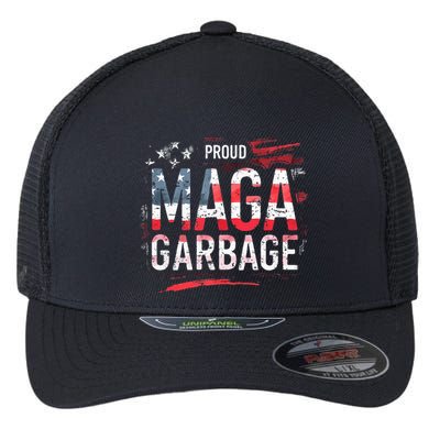 Proud Maga Garbage Flexfit Unipanel Trucker Cap