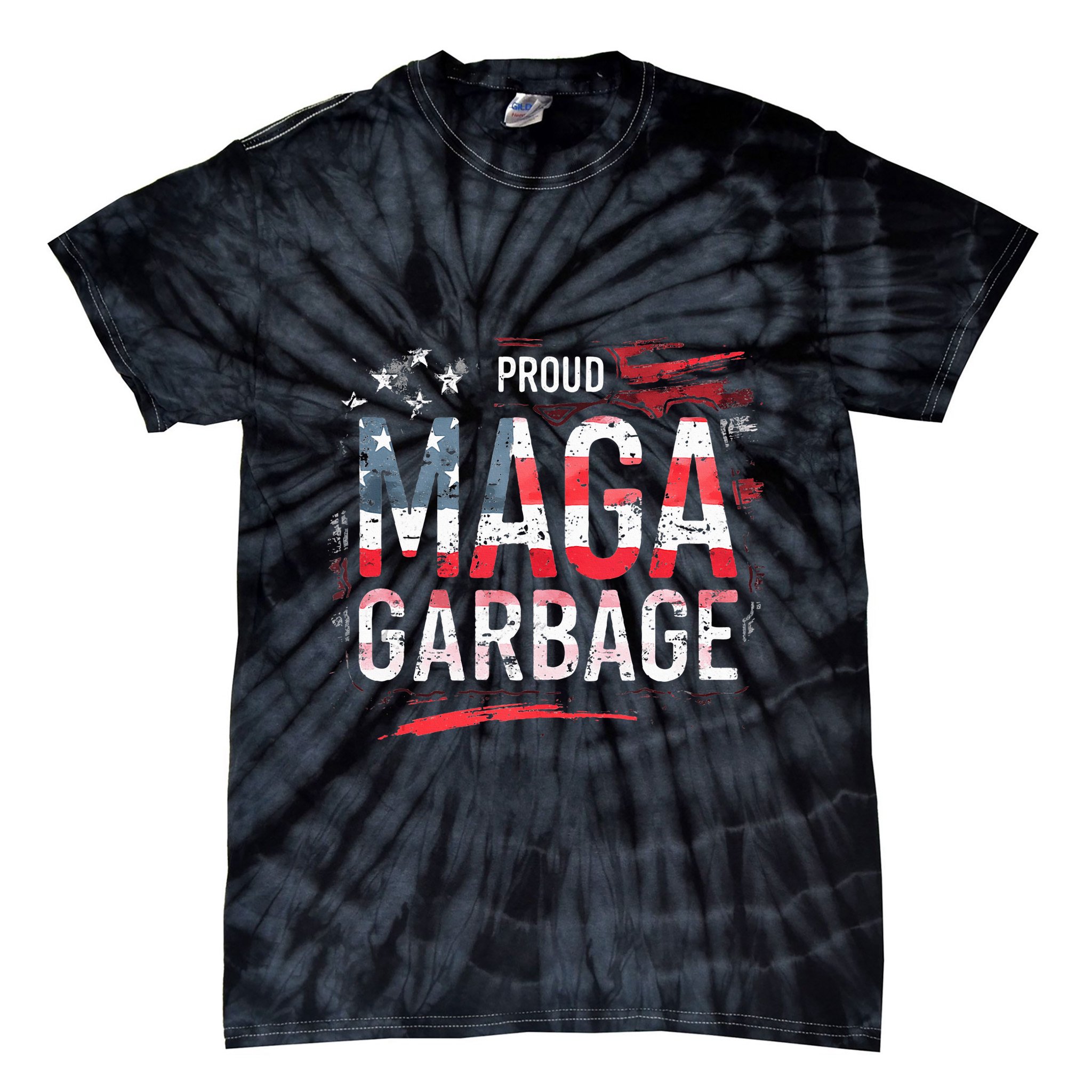 Proud Maga Garbage Tie-Dye T-Shirt