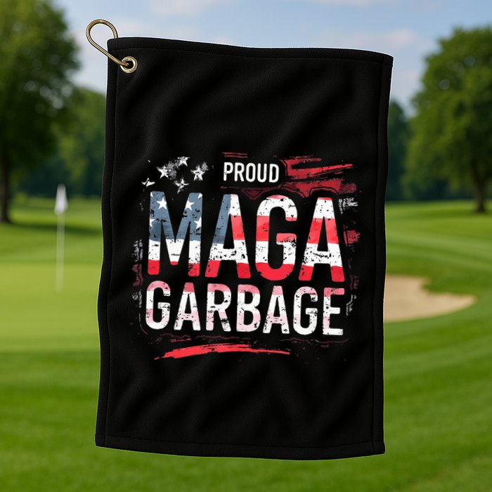 Proud Maga Garbage Golf Towel