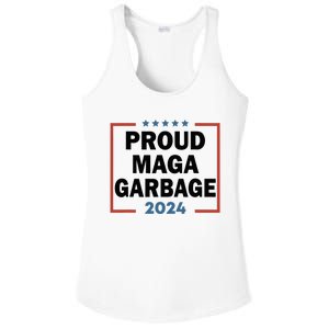 Proud Maga Garbage Proud To Be Garbage Trump Supporters Ladies PosiCharge Competitor Racerback Tank