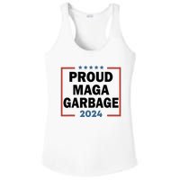 Proud Maga Garbage Proud To Be Garbage Trump Supporters Ladies PosiCharge Competitor Racerback Tank