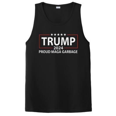 Proud Maga Garbage Trump Supporter Gift PosiCharge Competitor Tank