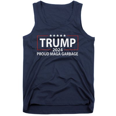 Proud Maga Garbage Trump Supporter Gift Tank Top