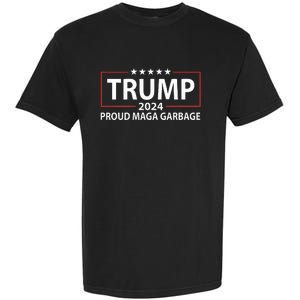 Proud Maga Garbage Trump Supporter Garment-Dyed Heavyweight T-Shirt