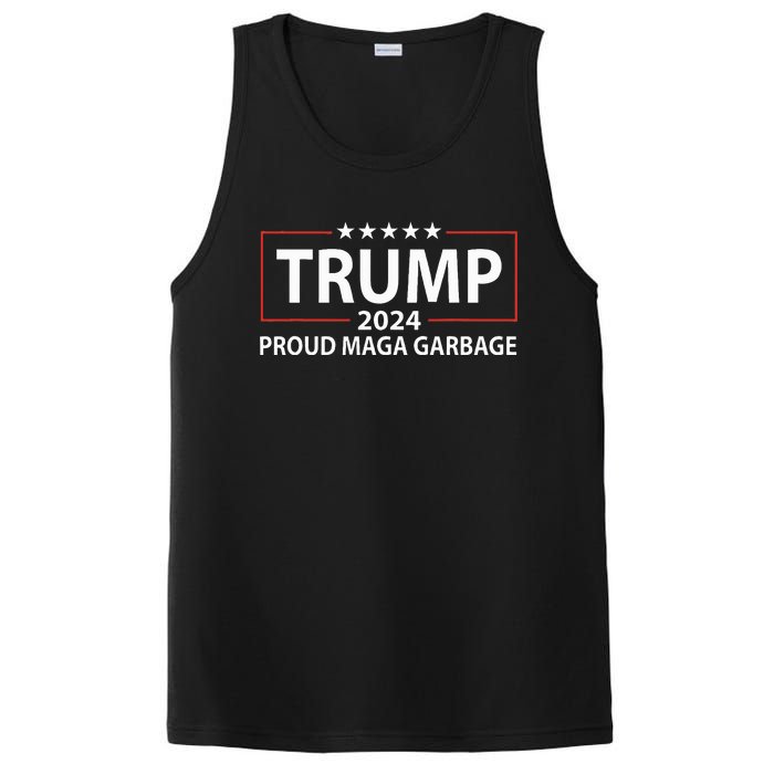 Proud Maga Garbage Trump Supporter PosiCharge Competitor Tank