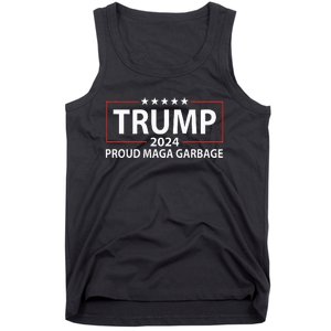 Proud Maga Garbage Trump Supporter Tank Top