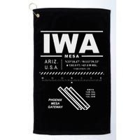 Phoenix Mesa Gateway Airport Arizona Iwa Golf Towel