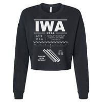 Phoenix Mesa Gateway Airport Arizona Iwa Cropped Pullover Crew
