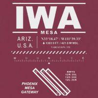 Phoenix Mesa Gateway Airport Arizona Iwa 16oz Travel Tumbler