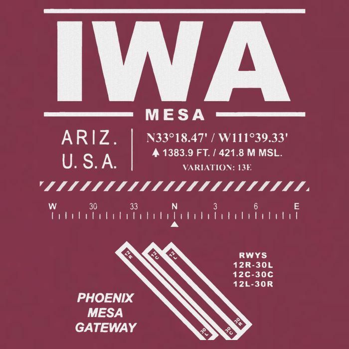 Phoenix Mesa Gateway Airport Arizona Iwa 16oz Travel Tumbler