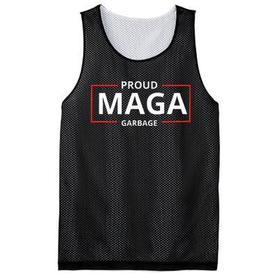 Proud Maga Garbage Proud To Be Garbage Trump Supporters Mesh Reversible Basketball Jersey Tank