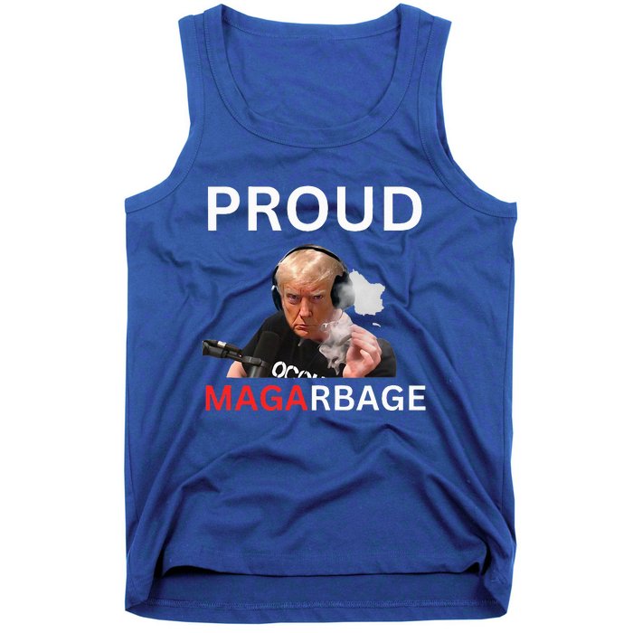 Proud Maga Garbage Proud To Be Garbage Trump Supporters Tank Top