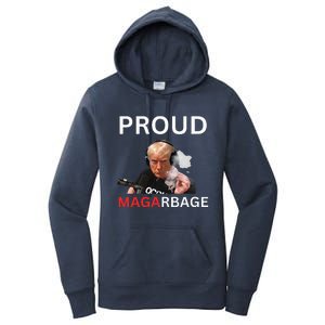 Proud Maga Garbage Proud To Be Garbage Trump Supporters Women's Pullover Hoodie