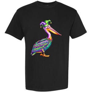 Pelican Mardi Gras Carnival Animal Lover Garment-Dyed Heavyweight T-Shirt