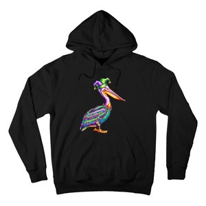 Pelican Mardi Gras Carnival Animal Lover Hoodie