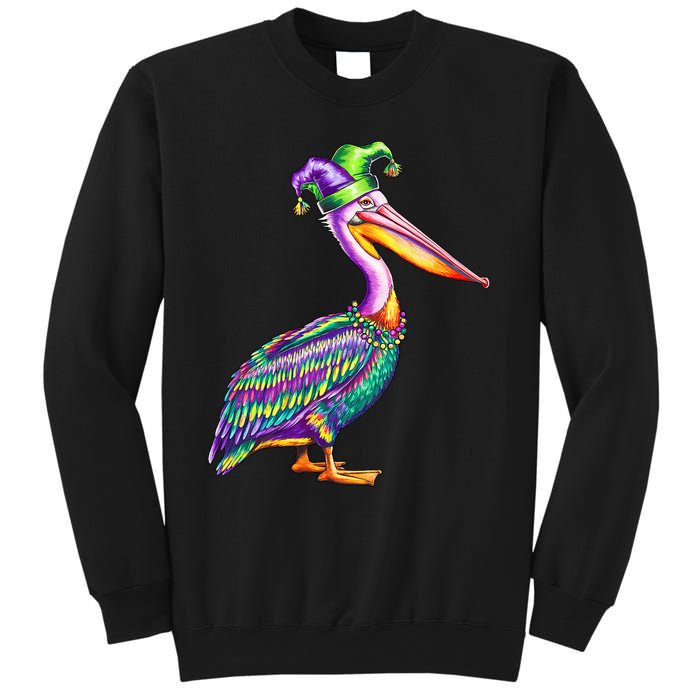 Pelican Mardi Gras Carnival Animal Lover Sweatshirt