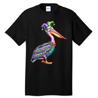 Pelican Mardi Gras Carnival Animal Lover Tall T-Shirt