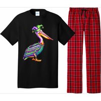 Pelican Mardi Gras Carnival Animal Lover Pajama Set