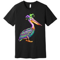 Pelican Mardi Gras Carnival Animal Lover Premium T-Shirt