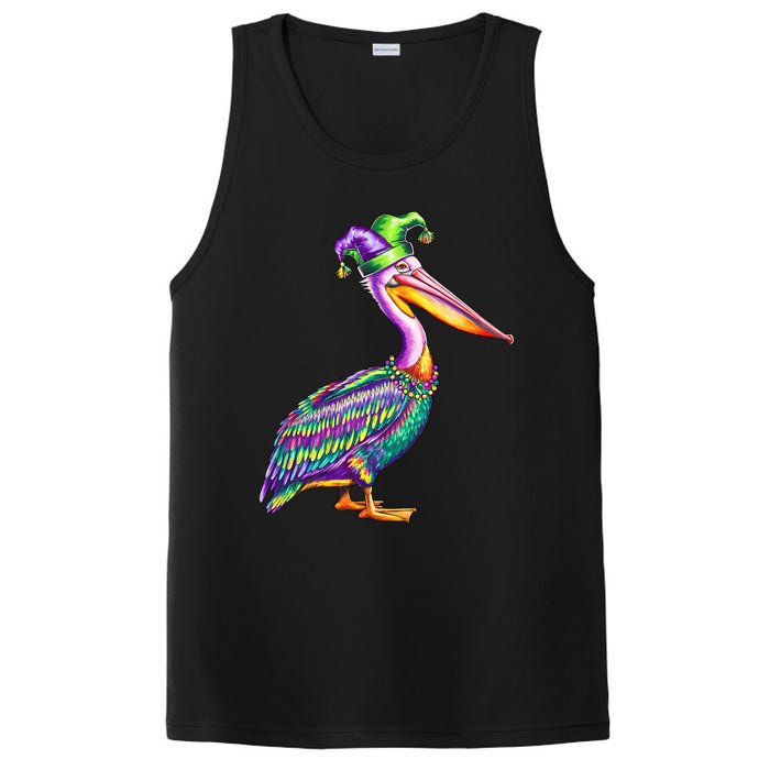 Pelican Mardi Gras Carnival Animal Lover PosiCharge Competitor Tank