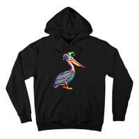 Pelican Mardi Gras Carnival Animal Lover Tall Hoodie