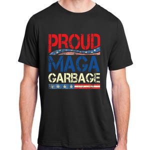 Proud Maga Garbage Trump Supporter Adult ChromaSoft Performance T-Shirt