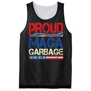 Proud Maga Garbage Trump Supporter Mesh Reversible Basketball Jersey Tank