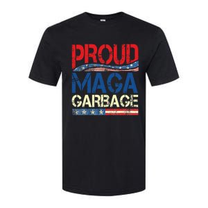 Proud Maga Garbage Trump Supporter Softstyle CVC T-Shirt