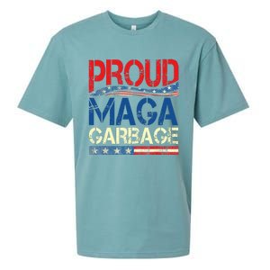 Proud Maga Garbage Trump Supporter Sueded Cloud Jersey T-Shirt