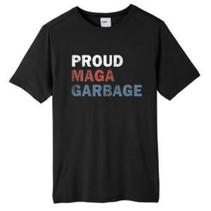 Proud Maga Garbage Votetrump 2024 Trump Supporter Garbage Tall Fusion ChromaSoft Performance T-Shirt