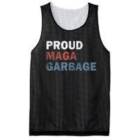 Proud Maga Garbage Votetrump 2024 Trump Supporter Garbage Mesh Reversible Basketball Jersey Tank