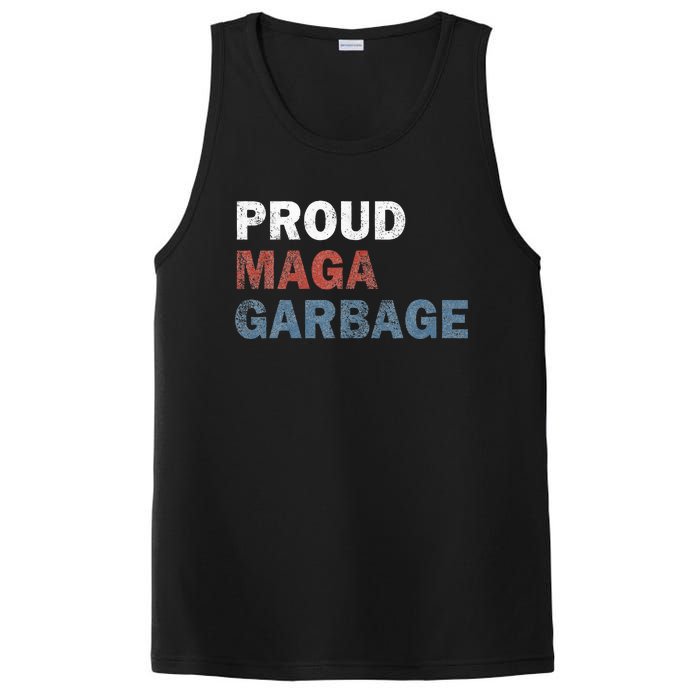 Proud Maga Garbage Votetrump 2024 Trump Supporter Garbage PosiCharge Competitor Tank