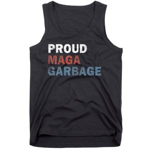 Proud Maga Garbage Votetrump 2024 Trump Supporter Garbage Tank Top