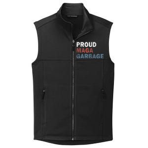 Proud Maga Garbage Votetrump 2024 Trump Supporter Garbage Collective Smooth Fleece Vest