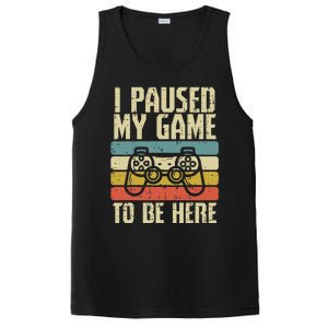 Paused My Game To Be Here Video Game Controller PosiCharge Competitor Tank