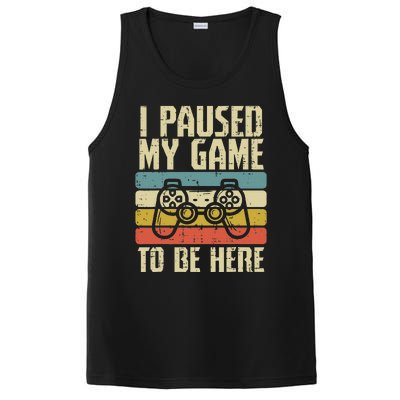 Paused My Game To Be Here Video Game Controller PosiCharge Competitor Tank