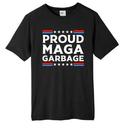 Proud Maga Garbage Trump Supporter Tall Fusion ChromaSoft Performance T-Shirt