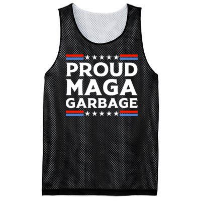 Proud Maga Garbage Trump Supporter Mesh Reversible Basketball Jersey Tank